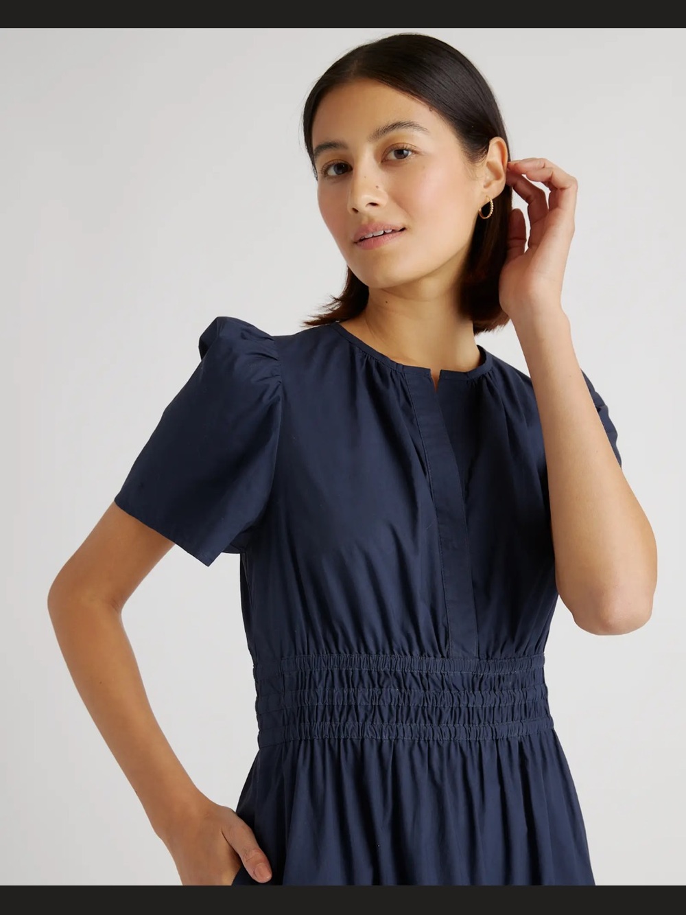 Quince 100% Organic Cotton Tiered Maxi Dress sz XL - Picture 4 of 12